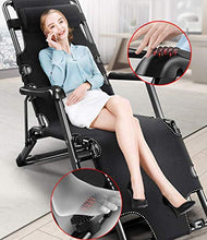 SHUAIIJUAN Sedia per il tempo libero domestico Outdoor Leisure Lettino pieghevole Sdraio reclinabile sedie del patio Poltrona reclinabile con cuscini Piscina Sedia a sdraio for spiaggia, il campeggio,