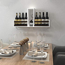 MEIDUO Cremagliera del Vino Scaffale da Parete per Armadio da Parete Moderno mensola Semplice Compilare Qualsiasi Spazio (Colore : Marrone)