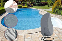 YCHK Copertura per Sedia a Dondolo, Impermeabile, Antipolvere, per Patio, Patio, Sedia a Dondolo D'uovo, Sedia Galleggiante (Grey)