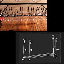 Portabottiglie Portabicchieri da vino, Portabicchieri da vino a mensola, Portabicchieri da vino Portabicchieri da vino, Portabicchieri da champagne Portabottiglie da vino Portabottiglie da soffitto