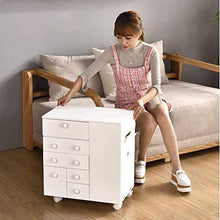 UWY Armadietto da toeletta in Legno 2 in 1 Armadietto da Comodino Camera da Letto Semplice Armadio da Trucco per Finestra a bovindo
