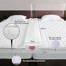 Vivilineneu Kit Bridge Bed Letto Matrimoniale Bridge Bridge Connettore Cinghia per Camera da Letto 2M (Versione aggiornata, 4 Fibbie fisse)