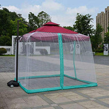 Gymqian Schermo da Tavolo da Tavolo da Tavolo da Ombrello Zanzare da Giardino Zanzarina per Campeggio, Baldacchino - Bianco L300 X W300 X H230Cm Elastico e traspirante