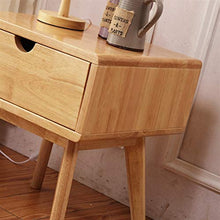 FEANG Nordico Comodino da Comodino in Legno Cabinetto ad Angolo Portatile ad Angolo Portatile con cassetti di stoccaggio e 4 Gambe per Camera da Letto
