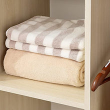 homcom Stand Appendiabiti con 3 Ripiani e Attaccapanni per Vestiti, Guardaroba Porta Abiti in Legno 128 cm