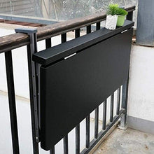 Tavolini da appoggio Tavolo da Balcone Pieghevole può Essere Appeso alla Ringhiera, Tavolino da Esterno, Tavolo da Bar in Metallo in Lega di Alluminio Tavolo da Parete, Regolabile in Altezza