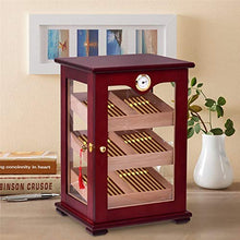 Armadio per sigari Humidor, Armadio per sigari Humidor per esposizione con umidificatori Igrometro, che fornisce spazio per conservare e visualizzare i sigari - per ufficio, camera da letto, soggiorno