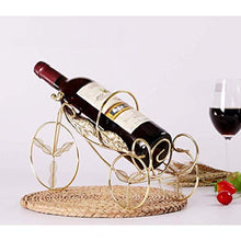 DAGONGREN Ferro Wine Rack Wine portabottiglie in Metallo Red Wine Rack a Forma di Supporto del Vino del Triciclo Bagagli Bottiglie Home Bar Birra Vino mensola di Esposizione del Vino