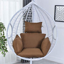 eewopjkj Cuscini per sedili Cuscino per Sedia in Rattan in Vimini da Appendere Rotondo Cuscino per Sedile Altalena Nido d'uovo Cuscino per Sedile Solido Cuscino per Sedile da Patio Cuscino Trapuntato