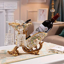 FAGavin Decorazione Cremagliera del Vino Salone Mobile del Vino Decorazioni di Lusso Porta Bicchiere di Vino Alta Portabottiglie Creativo Multifunzionale