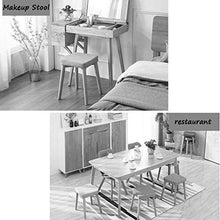 MMWYC Sala da Pranzo in Legno Sgabello in Tessuto Creativo Sgabelli Home Page Personalizzata Sgabello Soggiorno Sgabello Moda spogliatoio Sgabello