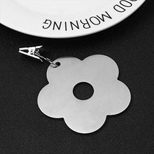 Yardwe 4Pcs Tovaglia Pesi in Acciaio Inox a Forma di Fiore di Copertura di Tabella Morsetti Pesi Runner Ciondolo Clip di Grucce per Esterno Picnic Cena Tovaglia della Decorazione 2. 5