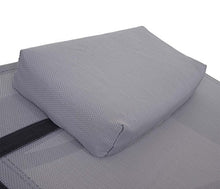 Mendler Lettino Regolabile da Esterno Savannah Acciaio polyrattan 220x70x88cm Antracite con Cuscino Grigio