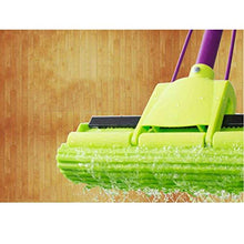 SSAYY Spray Mop La Zazzera di Spugna Assorbente/Piega La Zazzera di Spugna dell'Acqua di Compressione, Asta dell'Acciaio Inossidabile può Allungare La Zazzera Assorbente del Cotone