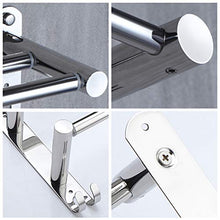 Portasciugamani In Acciaio Inox Flessibile Regolabile Da 50 A 90 Cm 3 Cravatte Braccio Portasciugamani Appendiabiti Da Parete Per Bagno Fisso 60 cm