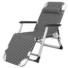SHUAIIJUAN Sedia per il tempo libero domestico Sdraio Patio Lounge Chair Chaise Letto 5 Livello regolabile reclinabile pieghevole Poltrona reclinabile con rimovibile Cuscino for Campeggio Piscina Spia