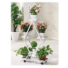 ZYLE Salotto a Forma di Grano Interno Multi-Story Space Cavalletto in Ferro battuto for Pavimenti da casa 106cmX64cmX27cm (Color : White Frame White Basin)