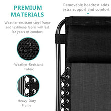 PAKUES-QO Sedia a Sdraio Pieghevole Regolabile per Esterni Sedia obliqua Relax Casual Design ergonomico per terrazza Patio Spiaggia Cuscinetto da Giardino Peso 120 kg Nero