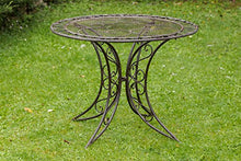 Nostalgia Tavolo da Giardino Tavolo da Ping-bistrot del Ferro 13kg Stile Antico