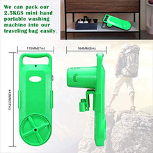 YUEBAOBEI Lavatrice Portatile Piccola Mini Mano Compatta Lavatrice Semi Automatica Lavanderia Perfetto per Casa Appartamento Dormitorio Camper Viaggi d'Affari Viaggi d'Affari,Rosso