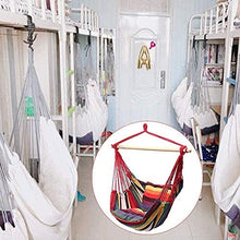 Amaca da giardino Amaca da interno Amaca da albero Mobili portatili Amaca da interno Sedia in tela Rilassante Ispessimento Camera da letto con cuscino Altalena da esterno