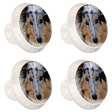 Maniglie per cassetti Manopole per cassetti Manopole rotonde Confezione da 4 per armadietto, cassetti, cassettiere, cassettiere ecc. Cane