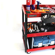 WangQ Carrello - 3 Strati Multi-Funzione di Parti di Auto Riparazione Auto Strumento Strumento di Riparazione Mobile Rack carrellino Cucina (Color : Orange, Size : 78 * 35 * 76cm)