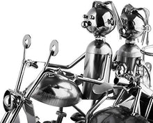 Brubaker Portabottiglie dal Design Coppia sul Moto con Sidecar - con Biglietto di Auguri