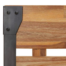 SKM Giroletto in Massello di Acacia Finitura Spazzolata 200x200 cm