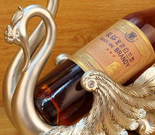 COLiJOL Coppia Di Cigni Antichi Portabottiglie per Vino Ornamenti Decorativi per Armadietti Regali Creativi