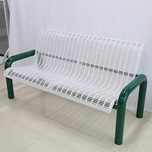 GaoF Panchina da Giardino in Metallo per Uso Domestico, panchina da Giardino in ghisa con Piedini in Acciaio, Panca con Schienale Decorativo per Canale di Lavoro Portico, per Giardino