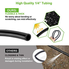 Landrip Kit di nebulizzazione da Esterno Terrazzo Gazebo,Impianto di Raffreddamento Nebulizzazione per Ombrellone Gazebo Refrigerio (18M)