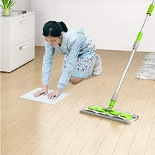 SSAYY Spray Mop Mop Piatto per Uso Domestico/Impugnatura in Spugna/Ruota di 360 Gradi/Design della Sospensione/Asta in Acciaio Inossidabile di Alta qualità