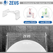 ZEUS® Trono sgabello WC per adulti Bellissimo sgabello per WC medico elegante poggiapiedi per la toilette per migliorare la salute intestinale (ROYAL trasparente)
