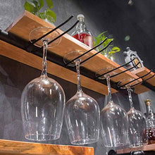 LLT Wine Rack, Della Novità Della Decorazione Della Parete Rack, Wine Rack Ripiano in Vetro Parete Governo Del Vino in Legno Di Archiviazione Mensola Rack Calici Retro Ferro Tubo Di Acqua Design