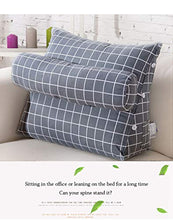 WYB - Schienale triangolare a forma di cuneo, cuscino per divano, design umano, supporto per il collo, 3,45 x 50 x 22 cm