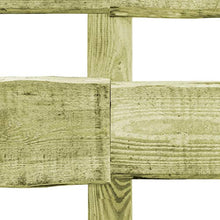 vidaXL 2x Legno di Pino Impregnato FSC Pannelli di Recinzione a 2 Sbarre Immarcescibile con Montanti Recinto Giardino Palizzata 510x90 cm