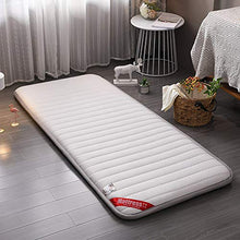 Futon Materasso Topper, Tappetino per Dormire Pieghevole Antiscivolo in Cotone Tatami,Gray,180 * 200cm/71 * 79inch