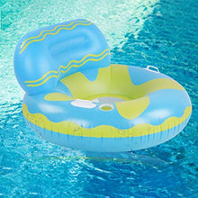 Eddwiin1Pc Sedia a Sdraio per Piscina da Spiaggia con Divano Galleggiante Gonfiabile in PVC Ecologico