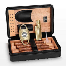 YUTRD ZCJUX Desktop Cigar Humidor Cigar Box di stoccaggio Versatile Strong Seal Resistente all'Usura è Molto Adatto for Viaggi (Color : Brown)