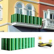 Frangivista Balcone, Telo Frangivista Recinzione Giardino, Telo Copertura Frangivista Frangivento per Ringhiera UV Poliestere Impermeabile Recinzione per Balcone per Privacy,0.5 * 7.5m