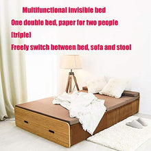 TWW Divano Letto Invisibile Multifunzionale Letto Pieghevole A Scomparsa 1.5 Letto Matrimoniale 1.2M Mobili per Piccoli Appartamenti Domestici,A