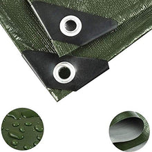 Telone resistente impermeabile in polietilene impermeabile resistente con occhielli per mobili da giardino, capanna, trampolino, legno, auto, campeggio o giardinaggio, impermeabile 5,8 x 5,8 m