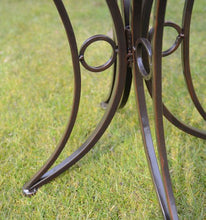 Garden Market Place Olive Grove, tavolino o base in metallo, stile Versailles, finitura bronzo anticato