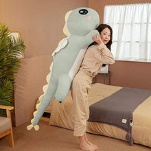 Huggable Big Long Cute Dinosaur Peluche Morbido Cartoon Animale Angelo Farcito Bambola Fidanzato Cuscino Bambini Ragazza Regalo di Compleanno (Colore: C, Altezza: 110cm)