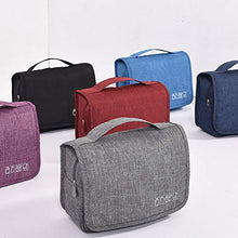 TREESTAR Sacco di Lavaggio Borsa da Viaggio Impermeabile Custodia di Grande capacità Caso Cosmetico Borsa Cosmetica per Il Lavaggio Portatile con Gancio per Uomini Donne Che Viaggiano (Blu Navy)