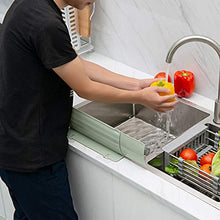 YARNOW Lavello Anti Guardia Sucker Impermeabile Bordo di Acqua per La Cucina Bagno Piatto di Casa Lavelli Piano di Protezione