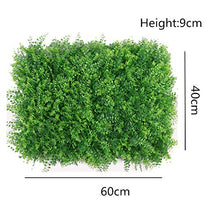 PQXOER Siepe Artificiale per Balcone Recinzione Artificiale siepe di bosso Pannelli Mat pianta Piante Artificiali Utilizzare for Recinzione Muro Erba Verde Sfondo 12 Pezzi Pannelli Artificiale