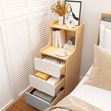Yxxc Lampada da Terra Regolabile Tavolino da caffè Comodino Ultra-Stretto Camera da Letto Moderna Semplice Mini ripiano Piccolo Comodino Semplice Armadio p