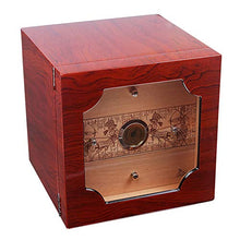 Cigar Box di stoccaggio Personalizzato Legno di Cedro Tre strato trasparente Visibile portasigarette Cigar Box Idratante legno scatola di sigari Perfetto da usare in ufficio e camera da letto